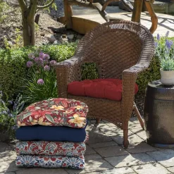 Hot Kirklands Home Ruby Leala 2-pc. Outdoor Wicker Chair Cushion Set Red