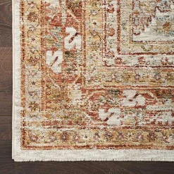 Best Kirklands Home Rust Distressed Multi Medallion Runner, 2x10