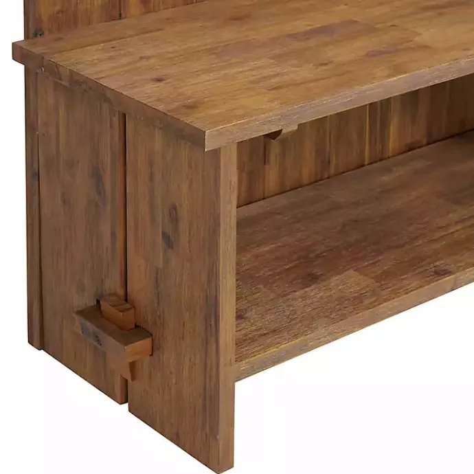 Online Kirklands Home Rustic Acacia Wood Hall Tree