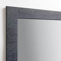 New Kirklands Home Rustic Black Ryan Profile Mirror