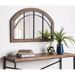 Clearance Kirklands Home Rustic Arch Holden Mirror Brown