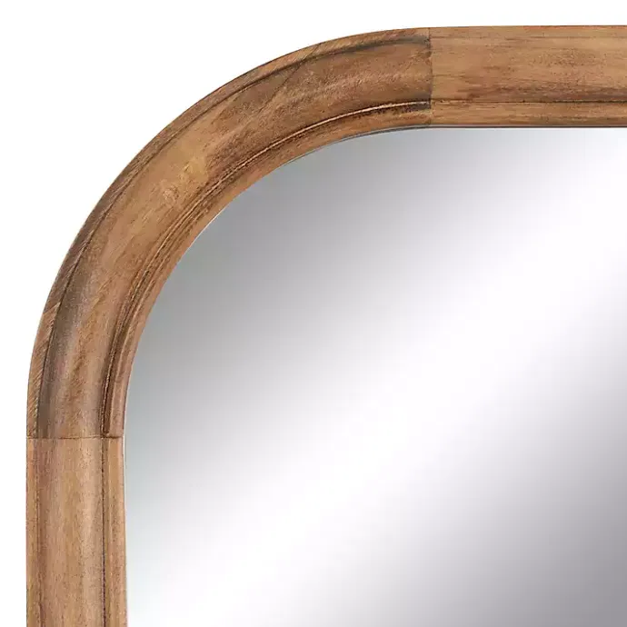 Best Kirklands Home Rustic Brown Wide Arch Wall Mirror