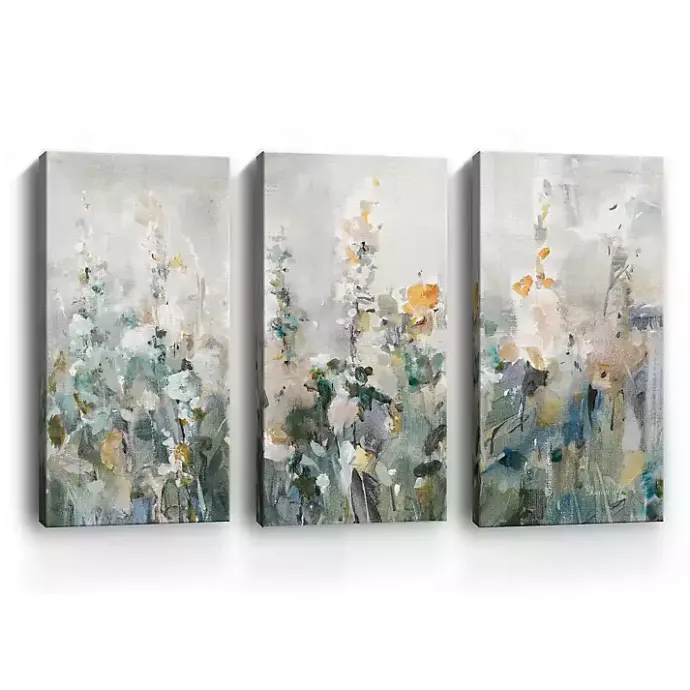 Sale Kirklands Home Rustic Garden Canvas Art Prints, Set of 3 Multi