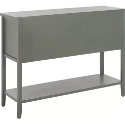 Discount Kirklands Home Rustic 4-Drawer Charlotte Sideboard Gray