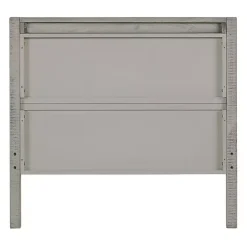 Kirklands Home Rustic Gray Pine Panel Twin Bed Frame