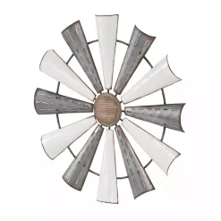 Hot Kirklands Home Rustic Metal Windmill Wall Plaque