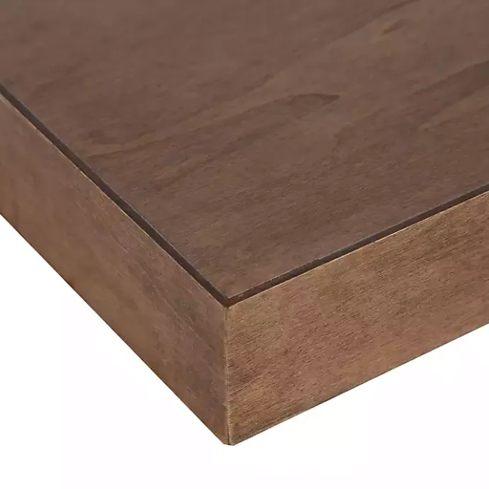 Kirklands Home Rustic Wood 2-pc. Floating Shelves, 18 in.
