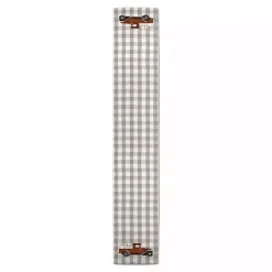 Online Kirklands Home Rusty Harvest Truck Table Runner Gray