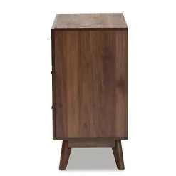 Online Kirklands Home Sabrina Walnut Wood 3-Drawer Chest
