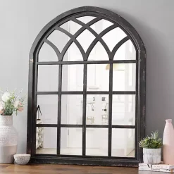 New Kirklands Home Sadie Arch Wall Mirror Black