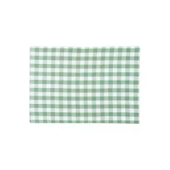 Sale Kirklands Home Sage Buffalo Check Cotton Placemats, Set of 6 Green