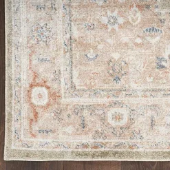Best Kirklands Home Sage Distressed Medallion Washable Area Rug, 5x7