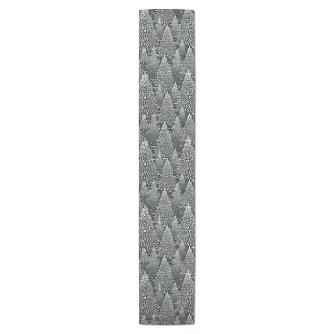Kirklands Home Sage Forest Winter Twill Table Runner, 72 in.