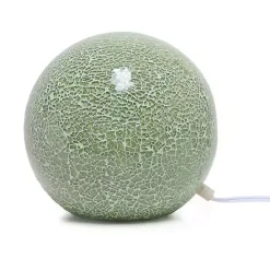 Best Kirklands Home Sage Mosaic Ball Table Lamp Green