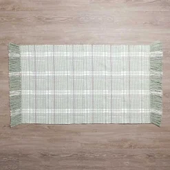 Kirklands Home Sage Jesse Plaid Scatter Rug Green