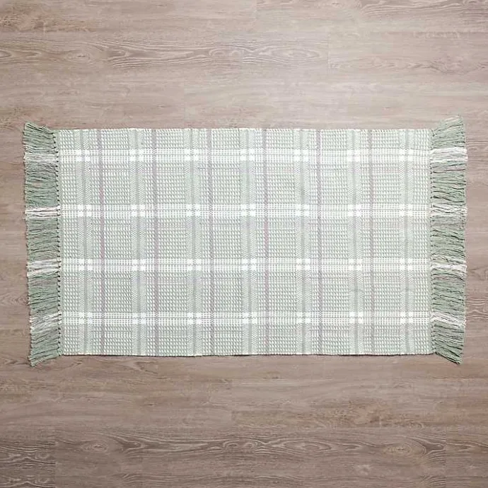 Kirklands Home Sage Jesse Plaid Scatter Rug Green