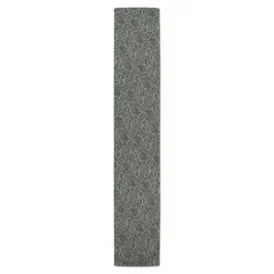 New Kirklands Home Sage Leaves Table Runner, 90 in. Green