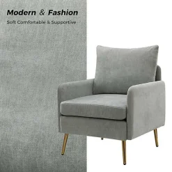 Kirklands Home Sage Penny Upholstered Accent Chair Green