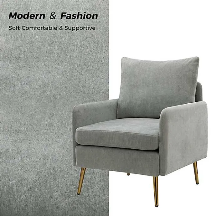 Kirklands Home Sage Penny Upholstered Accent Chair Green