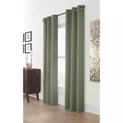Outlet Kirklands Home Sage Room Darkening Curtain Panel Set, 54 in. Green