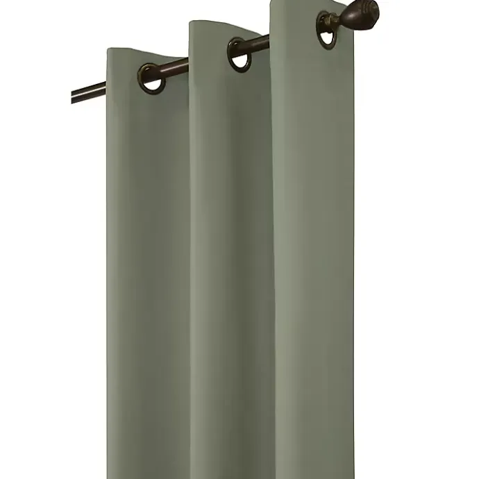 Outlet Kirklands Home Sage Room Darkening Curtain Panel Set, 54 in. Green