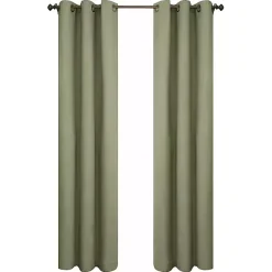 Sale Kirklands Home Sage Room Darkening Curtain Panel Set, 95 in. Green