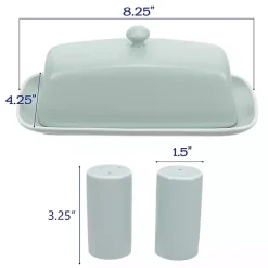 Best Kirklands Home Sage Stoneware 7-pc. Kitchen Accessories Set Green