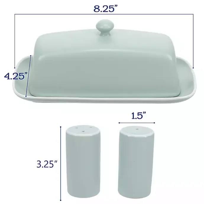 Best Kirklands Home Sage Stoneware 7-pc. Kitchen Accessories Set Green