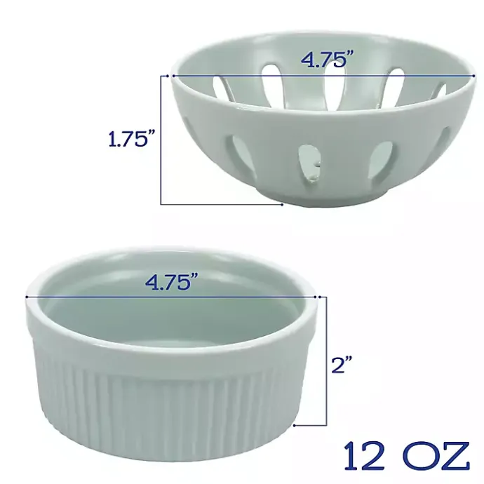 Best Kirklands Home Sage Stoneware 7-pc. Kitchen Accessories Set Green