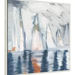 Outlet Kirklands Home Sailboats in the Mist Framed Canvas Art Print