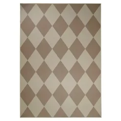 Online Kirklands Home Samara Natural Diamond Washable Area Rug, 5x7