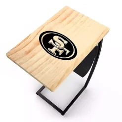 Online Kirklands Home San Francisco 49ers Wood C-Table Tan