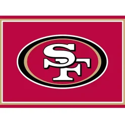 Discount Kirklands Home San Fransisco 49ers Area Rug, 3x4 Red