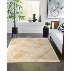 Sale Kirklands Home Sand Cabo Palm Indoor/Outdoor Rug, 7x9