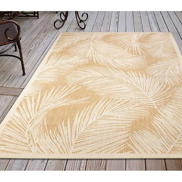 Sale Kirklands Home Sand Cabo Palm Indoor/Outdoor Rug, 7x9