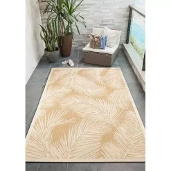 Sale Kirklands Home Sand Cabo Palm Indoor/Outdoor Rug, 7x9
