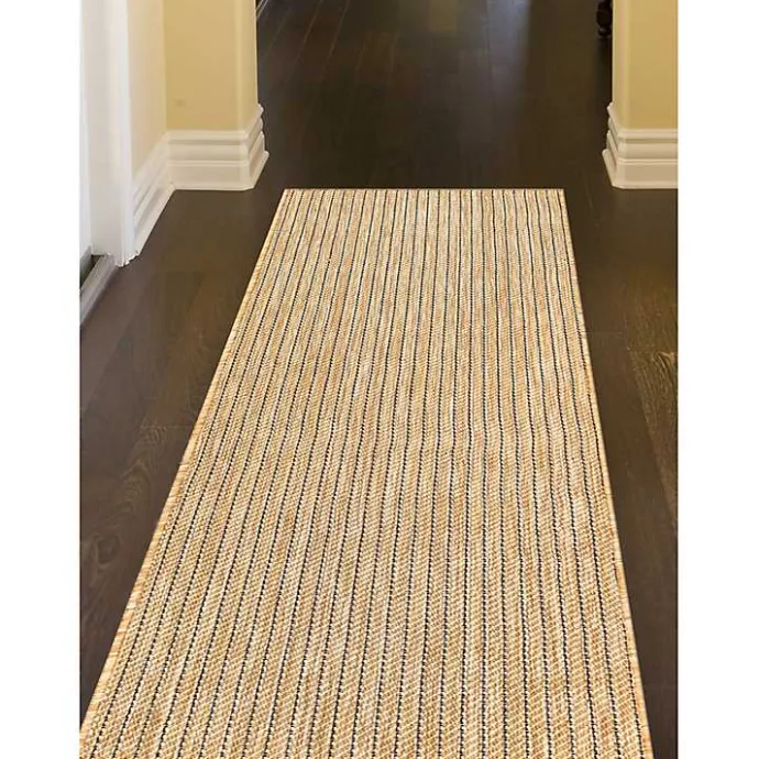 Clearance Kirklands Home Sand Intertwine Indoor/Outdoor Runner Tan
