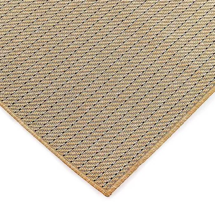 Clearance Kirklands Home Sand Intertwine Indoor/Outdoor Runner Tan