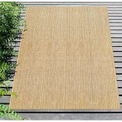 Discount Kirklands Home Sand Intertwine Santal Indoor/Outdoor Rug, 6x9 Tan