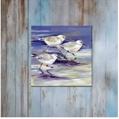 Hot Kirklands Home Sandpipers Outdoor Canvas Art Print