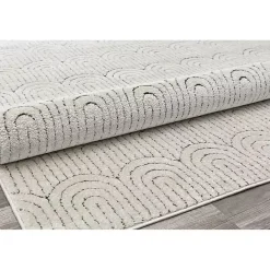 New Kirklands Home Sandstone Chanai Indoor Area Rug, 5x7 Ivory