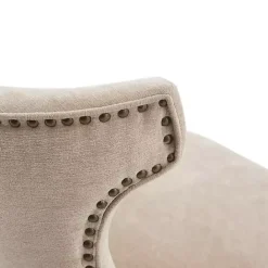 Best Kirklands Home Sandy Beige Curve Back Swivel Counter Stool Tan