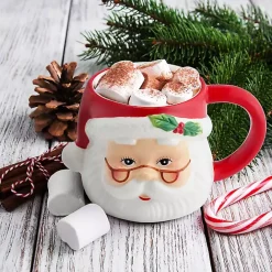 Online Kirklands Home Santa Christmas Mug