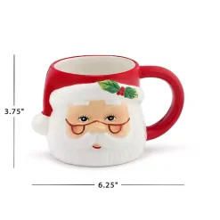 Online Kirklands Home Santa Christmas Mug