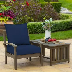 Kirklands Home Sapphire Texture Outdoor Deep Seat Cushions Blue