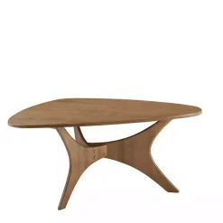 Clearance Kirklands Home Savannah Wooden Triangle Coffee Table Brown
