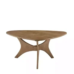 Clearance Kirklands Home Savannah Wooden Triangle Coffee Table Brown