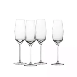 Best Kirklands Home Schott Zwiesel Gigi Champagne Flutes, Set of 4 Clear