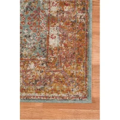 Discount Kirklands Home Sea Blue Eaton Transitional Area Rug, 6x8