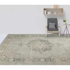 Hot Kirklands Home Sea Vintage Medallion Area Rug, 2x3 Green